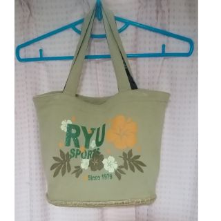 リュウスポーツ(RYUSPORTS)のRYUSPORTS　トートバッグ　ハイビスカス柄(トートバッグ)