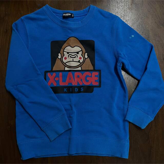 XLARGE(エクストララージ)のエクストララージ キッズ 120  ゴリラ トレーナー キッズ/ベビー/マタニティのキッズ服男の子用(90cm~)(Tシャツ/カットソー)の商品写真