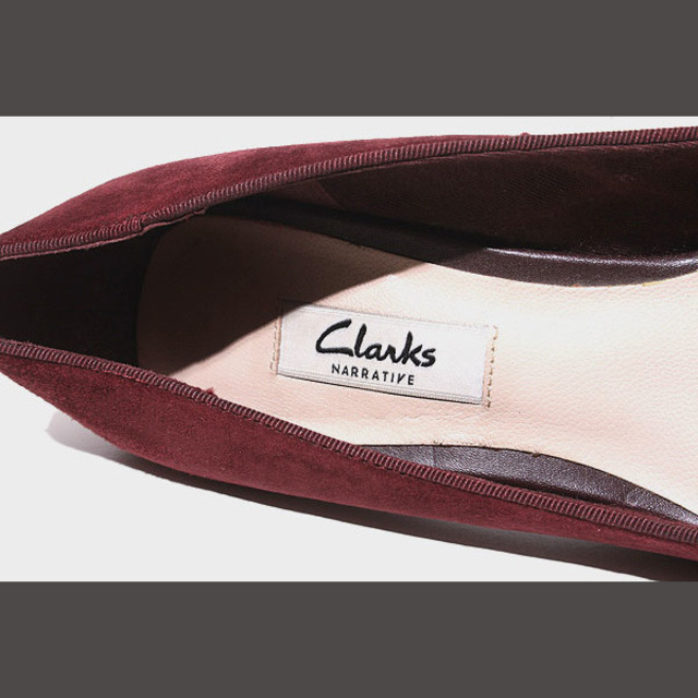 Clarks スウェードパンプス 23.5cm