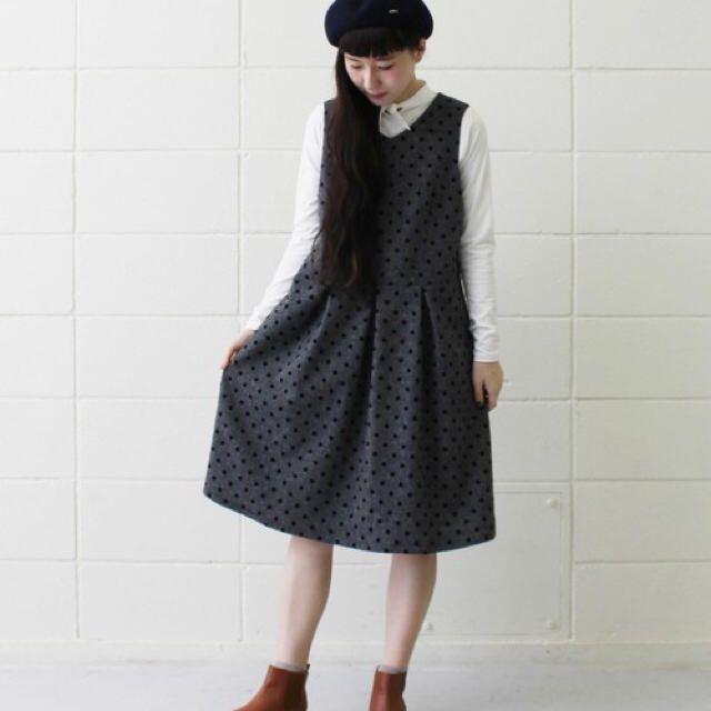 Dot&Stripes CHILDWOMAN(ドットアンドストライプスチャイルドウーマン)のDot&Stripes CHILD WOMAN ドットプリントワンピース レディースのワンピース(ひざ丈ワンピース)の商品写真