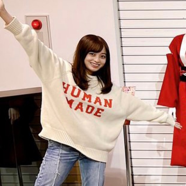 HUMAN MADE - HUMAN MADE RAGLAN SLEEVE KNIT タイガー ニット M HUMAN MADE - HUMAN MADE RAGLAN SLEEVE KNIT タイガー ニット M