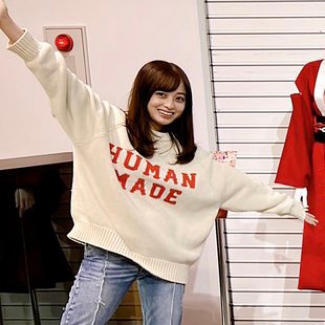 HUMAN MADE RAGLAN SLEEVE KNIT タイガー　ニット　M