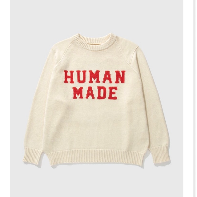 HUMAN MADE RAGLAN SLEEVE KNIT タイガー　ニット　M