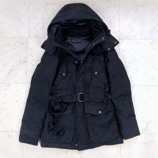 ラルフローレン(Ralph Lauren)のラルフローレン　RALPH LAUREN　リブ付きダウンジャケット　ブラック(ダウンジャケット)