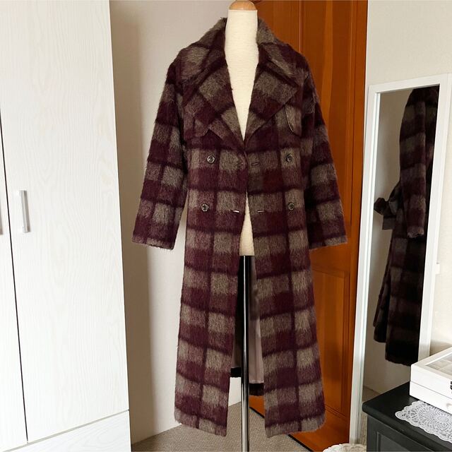 herlipto Double Breasted Wool-Blend Coat