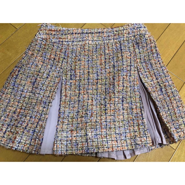 JILL by JILLSTUART(ジルバイジルスチュアート)のツイードプリーツスカート レディースのスカート(ミニスカート)の商品写真