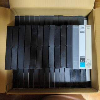 VHS ビデオテープ 使用済み 44本