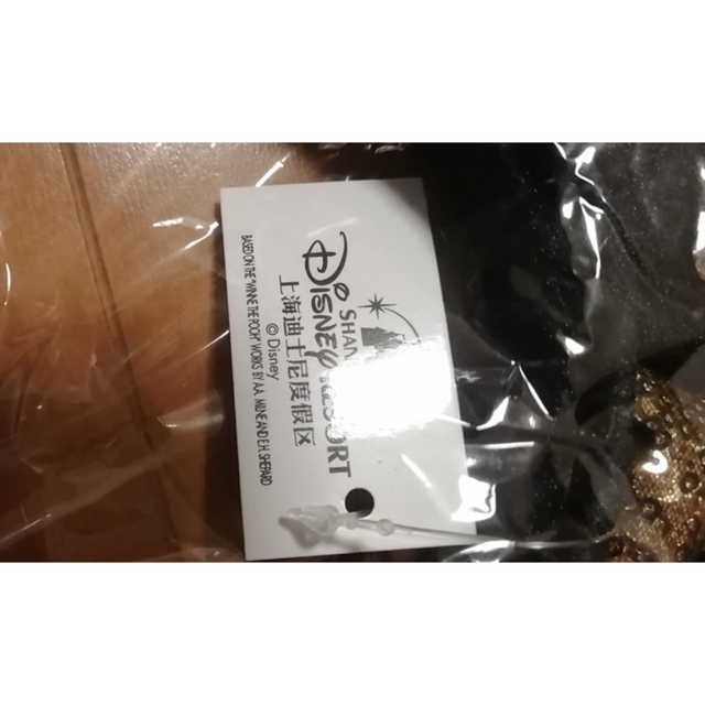Disney(ディズニー)の海外　ディズニーカチューシャ　スパンコール　新作　水玉　黒　ミニー レディースのヘアアクセサリー(カチューシャ)の商品写真