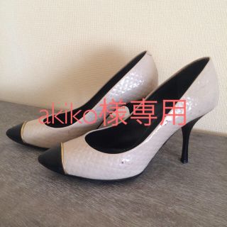 ジュゼッペザノッティ(GIUZEPPE ZANOTTI)のザノッティ♡エナメル本革バイカラーパンプス♡ジミーチュウ♡ルブタン(ハイヒール/パンプス)