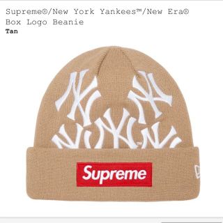 シュプリーム(Supreme)のSupreme Yankees New Era Box Logo Beanie(ニット帽/ビーニー)