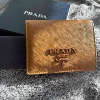 PRADA プラダ⭐︎サフィアーノ⭐︎財布⭐︎キャメル