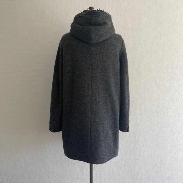 pas de calais パドカレ ウールボアコート ロングコート 38