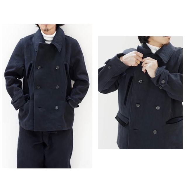 PORTER(ポーター)のPORTER CLASSIC 16AW Canvas Peacoat メンズのジャケット/アウター(ピーコート)の商品写真