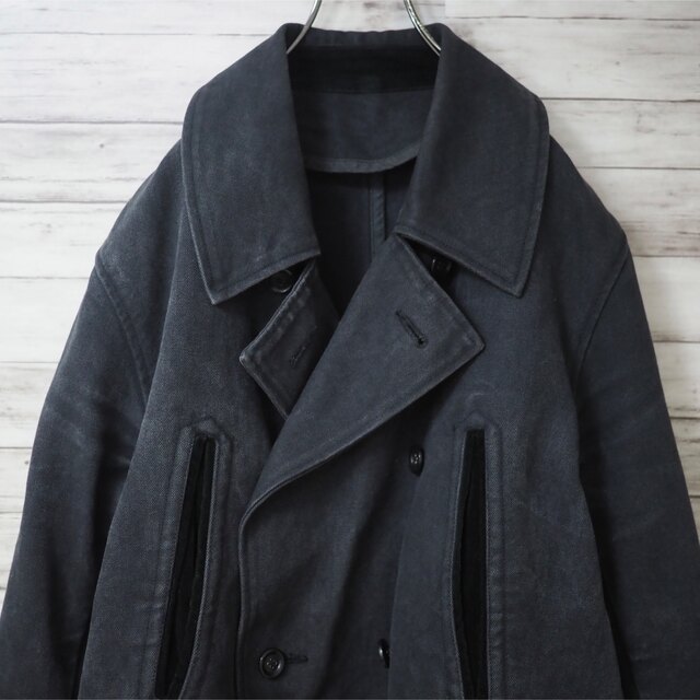 PORTER(ポーター)のPORTER CLASSIC 16AW Canvas Peacoat メンズのジャケット/アウター(ピーコート)の商品写真