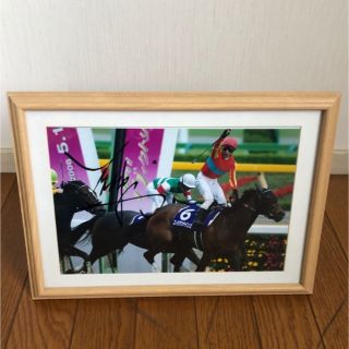 G1 東京競馬場　藤田伸二騎手　写真パネル2枚　エイジアンウインズ(ノベルティグッズ)