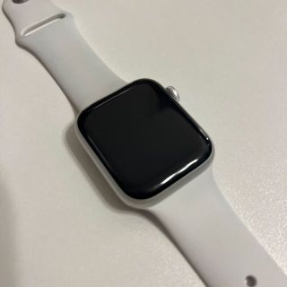 アップルウォッチ(Apple Watch)のApple Watch SE 44mm GPS シルバー 保護フィルム貼付済(腕時計(デジタル))