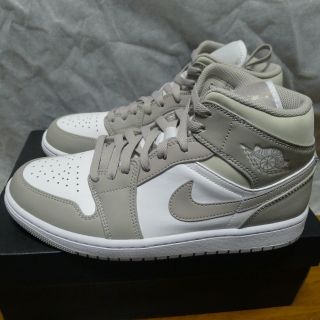 ナイキ(NIKE)のNIKE AIR JORDAN 1 Mid リネン (スニーカー)