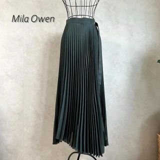 Mila Owen - 【美品】ミラオーウェン プリーツロングスカート