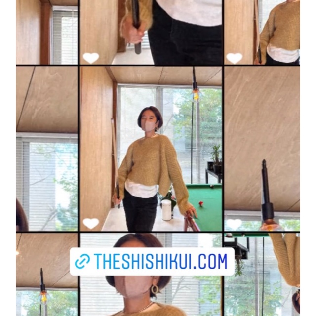 THE SHISHIKUI ALPACA KNIT YELLOW シシクイ