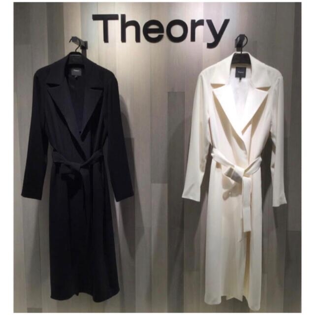 Theory 19ss ロング丈トレンチコート