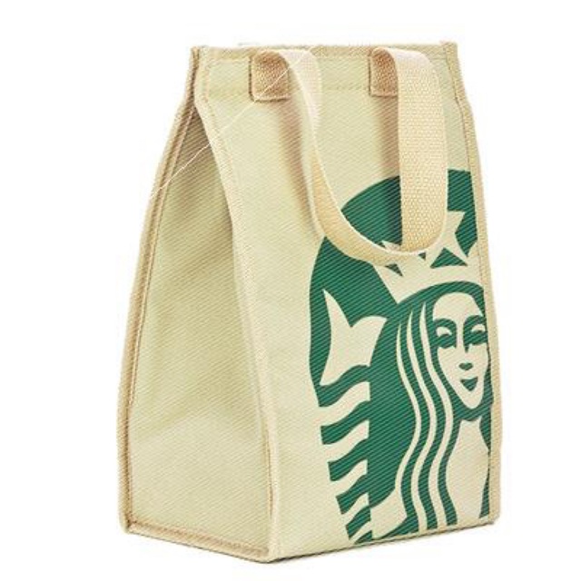 Starbucks Coffee(スターバックスコーヒー)の✅在庫1点‼️ スターバックス 保冷 保温バック きなり色 インテリア/住まい/日用品のキッチン/食器(弁当用品)の商品写真