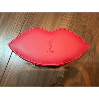 Yves Saint Laurent Beaute - イヴ サンローラン リップ型ポーチ ブラシセット 箱付き