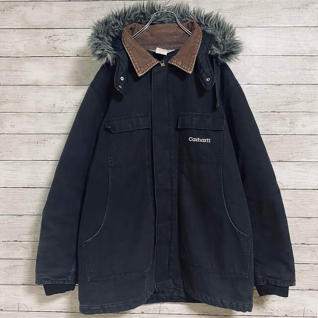 Carhartt カーハート トラディショナルコート ダック地 フードファー