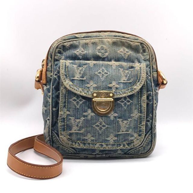 セール 登場から人気沸騰 - VUITTON LOUIS ルイヴィトン ショルダーバッグ カメラ デニム モノグラム ショルダーバッグ