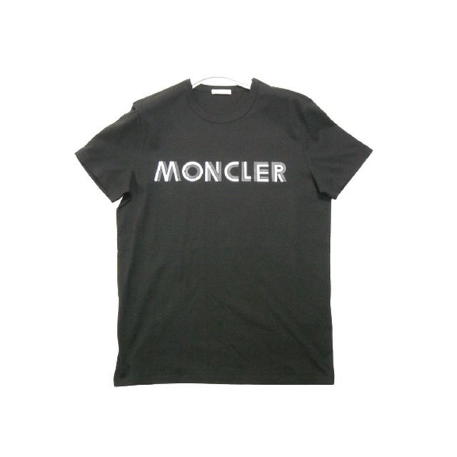 サイズL◆新品 本物◆モンクレール 半袖 Tシャツ TEE 黒 メンズ