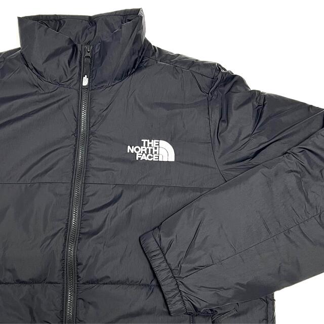 THE NORTH FACE(ザノースフェイス)のM 海外限定 ノースフェイス パファー ジャケット ロゴ ダウンジャケット 黒 メンズのジャケット/アウター(ダウンジャケット)の商品写真