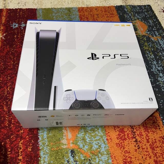 PlayStation(プレイステーション)のSONY PlayStation5 CFI-1200A01 エンタメ/ホビーのゲームソフト/ゲーム機本体(家庭用ゲーム機本体)の商品写真