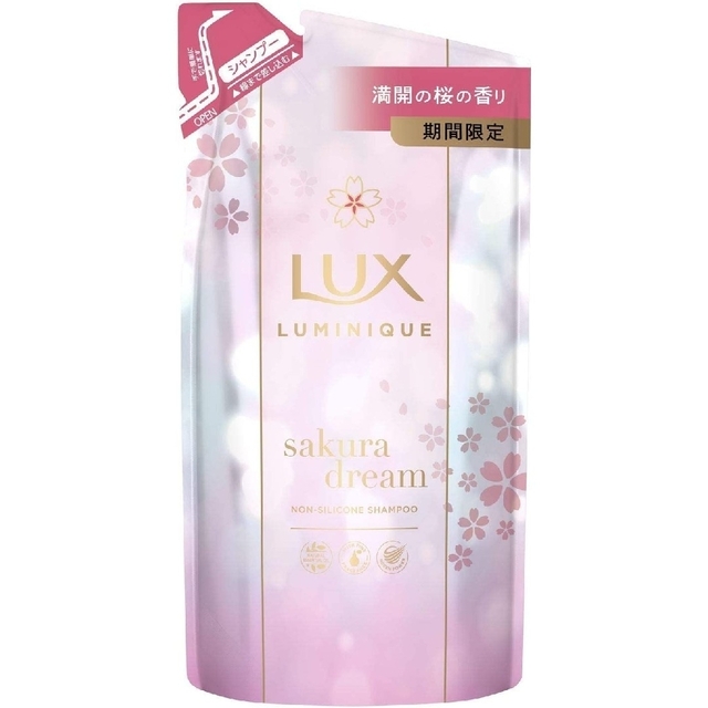 LUX(ラックス)のラックス サクラドリーム 詰め替え用 シャンプー＆トリートメント ２セット コスメ/美容のヘアケア/スタイリング(シャンプー/コンディショナーセット)の商品写真