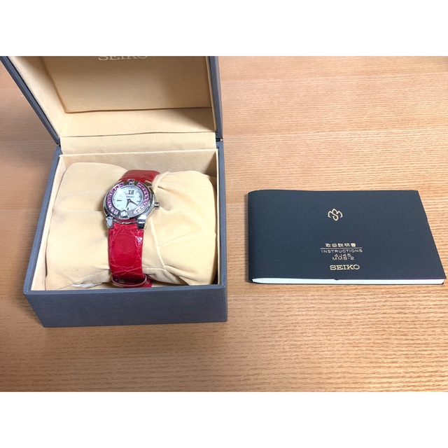 SEIKO(セイコー)の希少 レア SEIKO セイコー ダイヤモンド ルビー サファイア 限定モデル レディースのファッション小物(腕時計)の商品写真