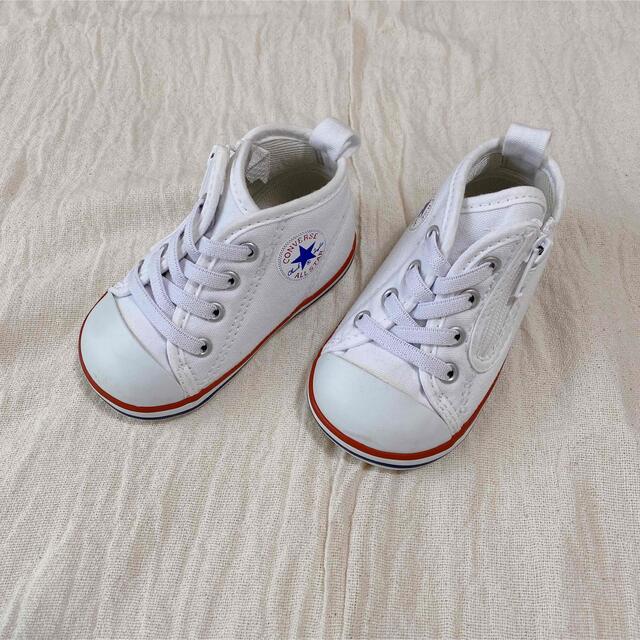 CONVERSE(コンバース)のコンバース　BABY ALL STAR N Z ホワイト　12cm キッズ/ベビー/マタニティのベビー靴/シューズ(~14cm)(スニーカー)の商品写真