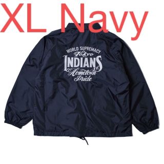 ネイバーフッド(NEIGHBORHOOD)の東京インディアンズ TOKYO INDIANS コーチジャケットNavy XL(ナイロンジャケット)