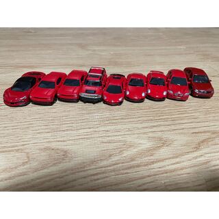 タカラトミー(Takara Tomy)のミニカー　赤色　まとめ売り　9台(ミニカー)