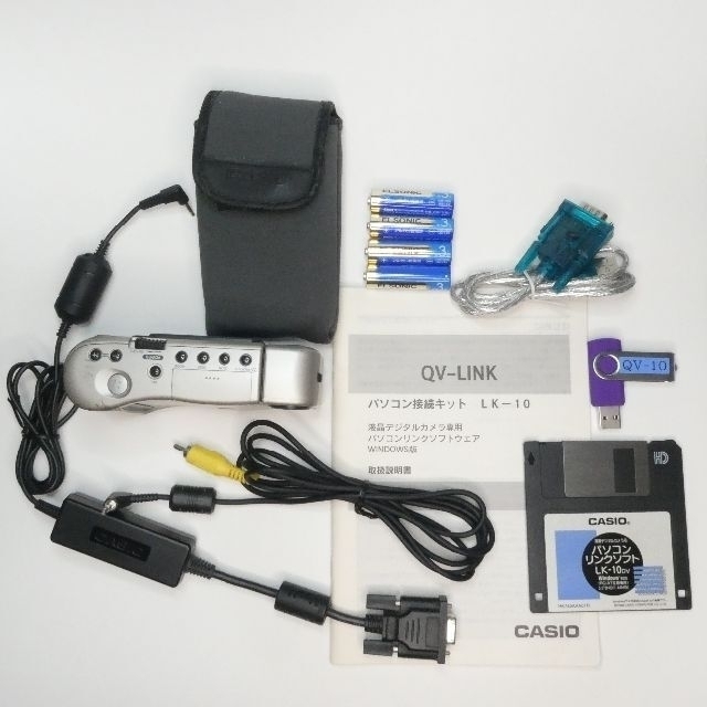 CASIO - 稼働品CASIO QV-10A 液晶デジタルカメラ+パソコン接続 CASIO - 稼働品CASIO QV-10A 液晶デジタルカメラ+パソコン接続
