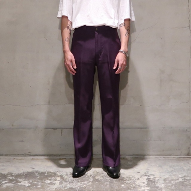 Needles(ニードルス)のNEEDLES Boot-Cut Jean Poly Twill/Purple メンズのパンツ(スラックス)の商品写真