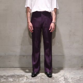 ニードルス(Needles)のNEEDLES Boot-Cut Jean Poly Twill/Purple(スラックス)