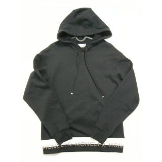 モンクレール(MONCLER)のサイズM◆新品 本物◆モンクレール 裾ロゴ付き スウェットパーカー レディース(パーカー)