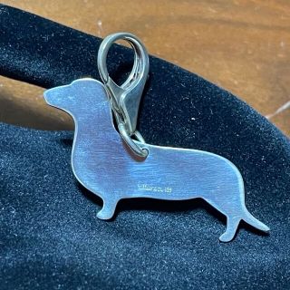 Tiffany & Co. - ティファニー ドッグチャーム キーホルダー シルバー925 ダックス シャネル