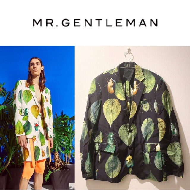 【MISTERGENTLEMAN】LEAF&BUG SINGLE JACKET