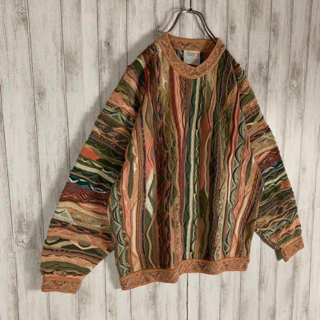 幻の1点モノ】coogi クージー 立体 編込み 3Dニット 即完売モデル