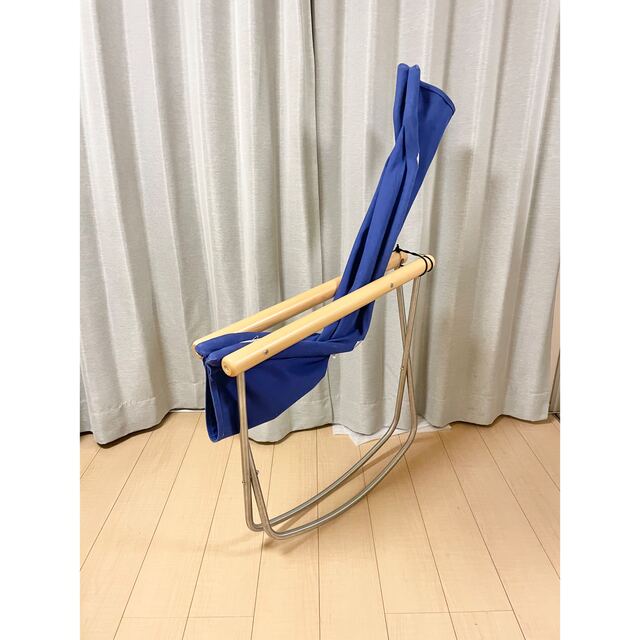 NychairX ニーチェアX ロッキングチェア ナチュラル ブルー 超美品