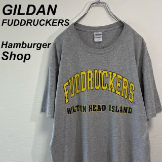 ギルタン(GILDAN)の古着 90s ギルダン 半袖 Tシャツ L ハンバーガー屋 アメリカ 英字ロゴ(Tシャツ/カットソー(半袖/袖なし))