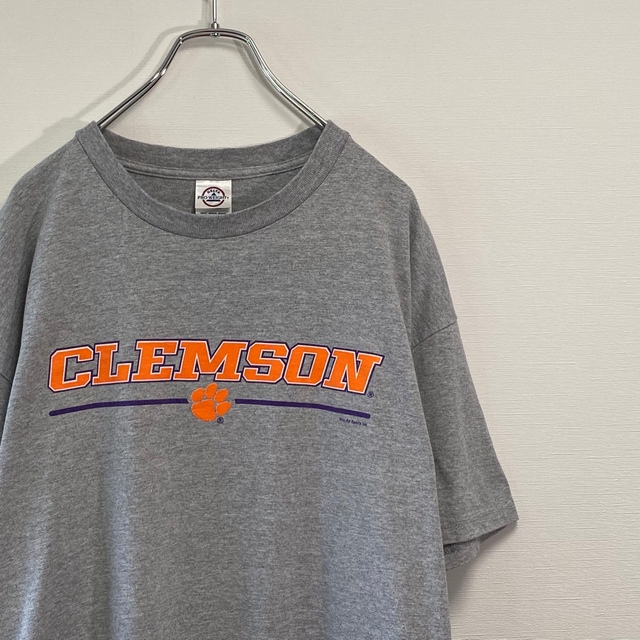 古着 デルタ 半袖 Tシャツ XL クレムソン大学 カレッジロゴ メンズのトップス(Tシャツ/カットソー(半袖/袖なし))の商品写真