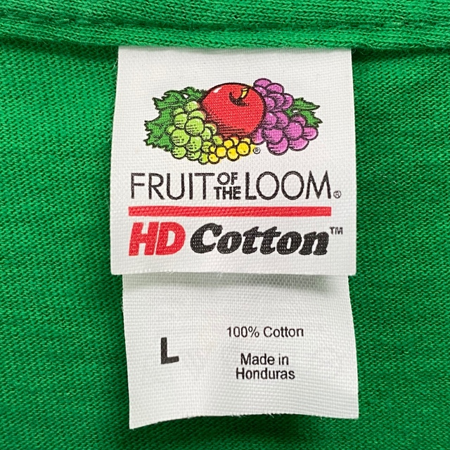 FRUIT OF THE LOOM(フルーツオブザルーム)の古着 フルーツオブザルーム 半袖 Tシャツ L ホンデュラス製 メンズのトップス(Tシャツ/カットソー(半袖/袖なし))の商品写真