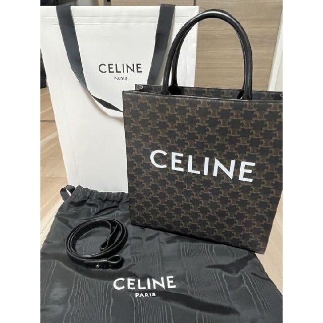 美品 CELINE バーティカルカバ スモール トリオンフ | jarussi.com.br
