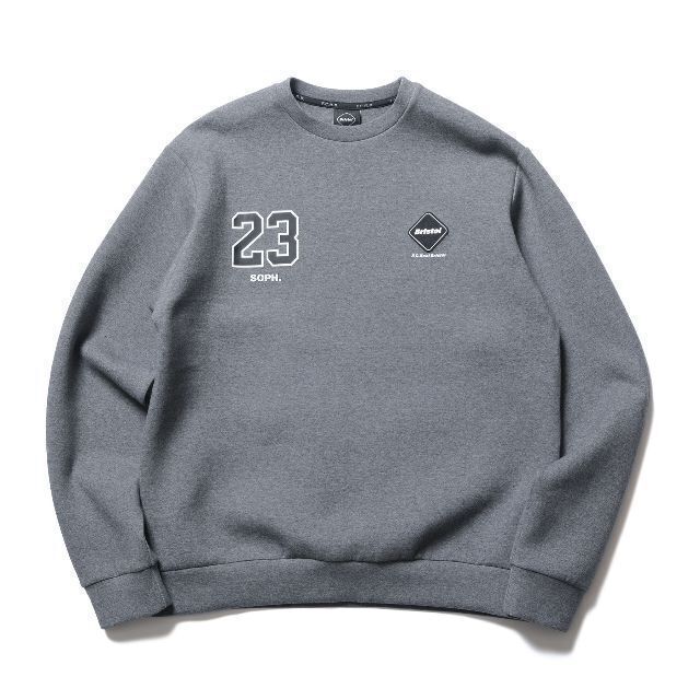 M　FCRB　23SS TECH SWEAT CREWNECK TOP 白