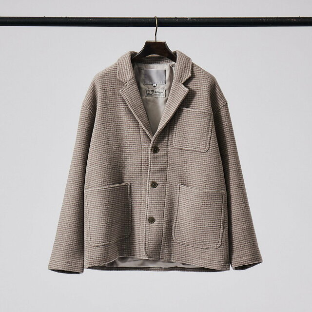 【ベージュ系その他1】【Bollington*ABAHOUSE GRAY】撥水 メルトン カバーオール